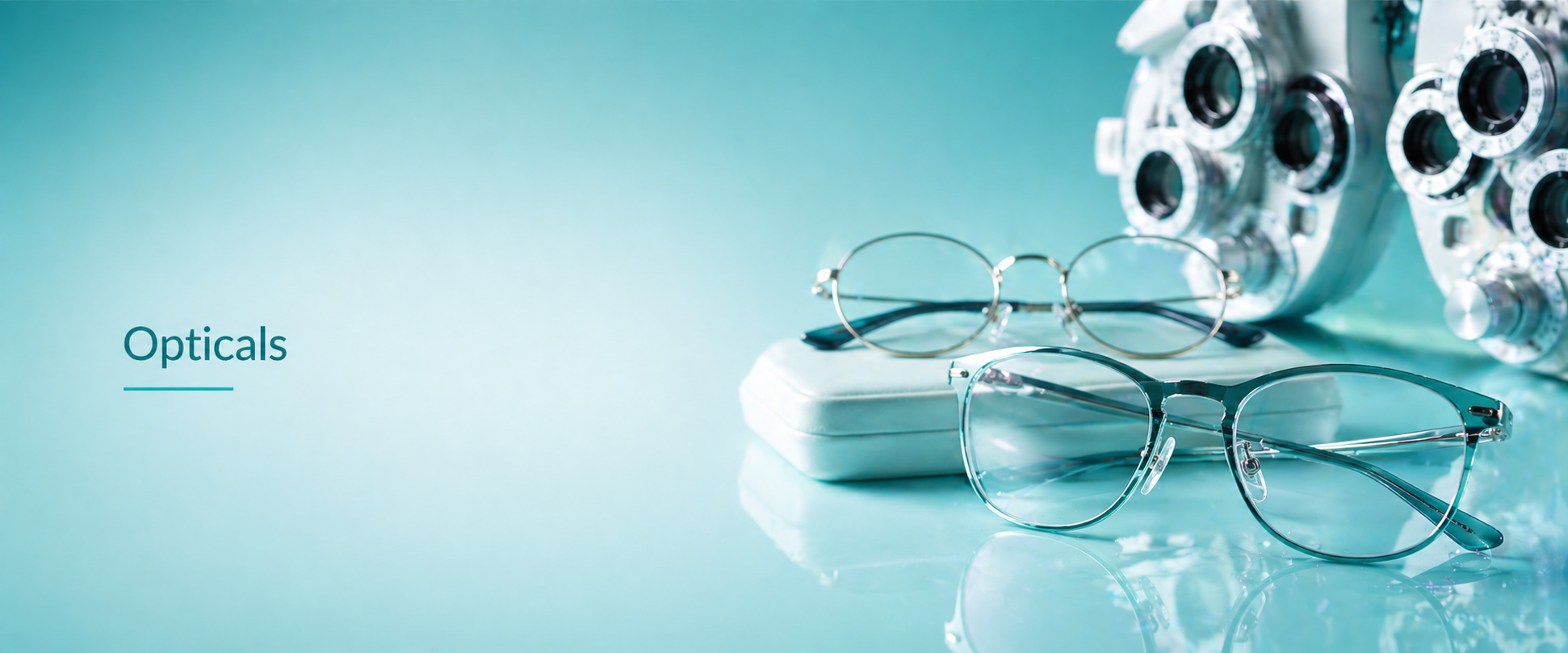 Opticals Showroom Banner